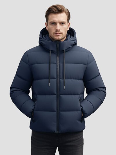 Men's thick down jacket