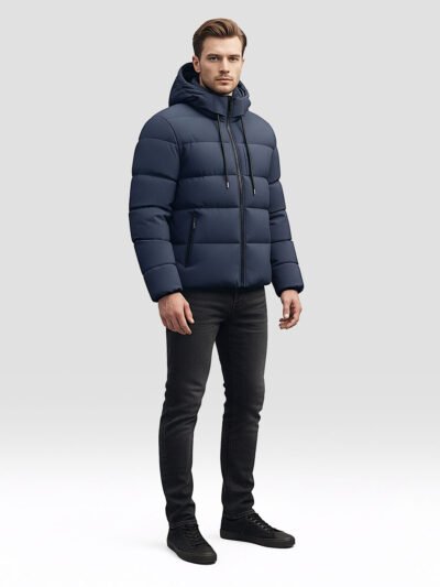 Men's thick down jacket