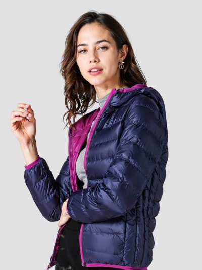 reversible women's down jacket