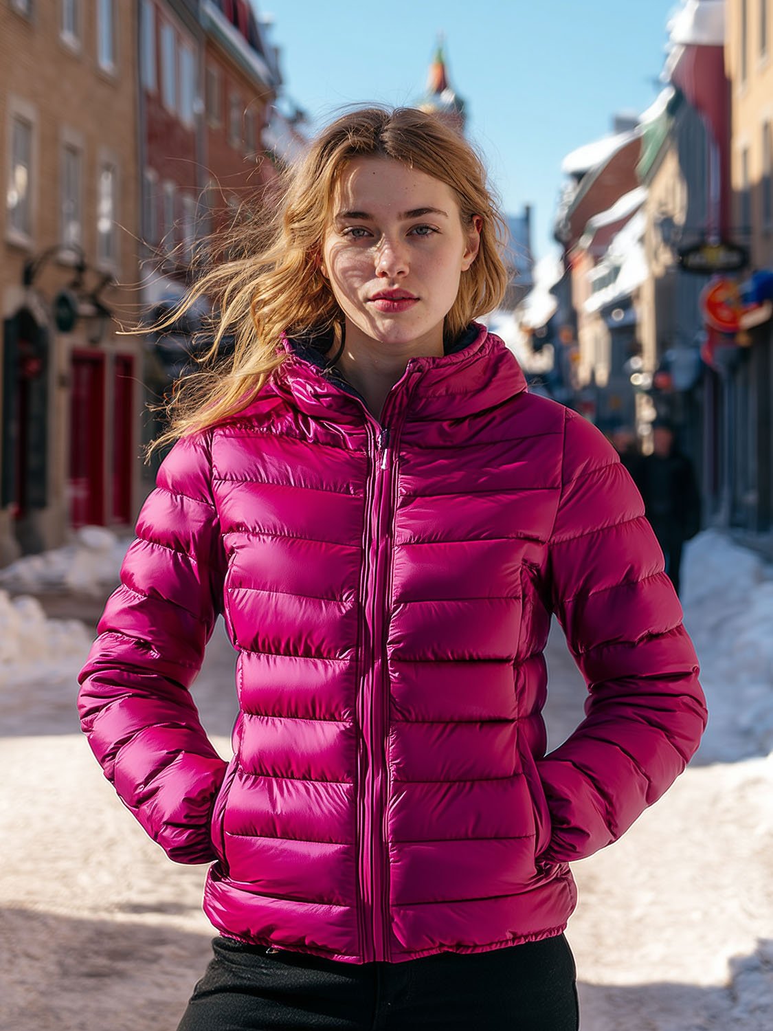 DUALWEAR – Doudoune femme réversible 6 reversible women's down jacket