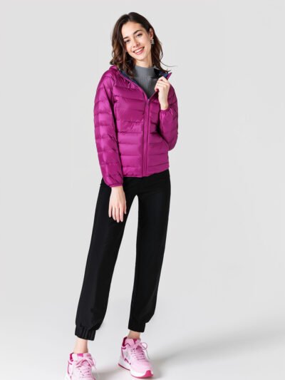 reversible women's down jacket