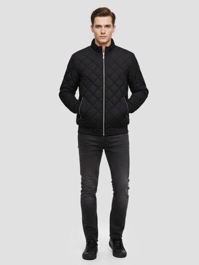 warm winter men's down jacket