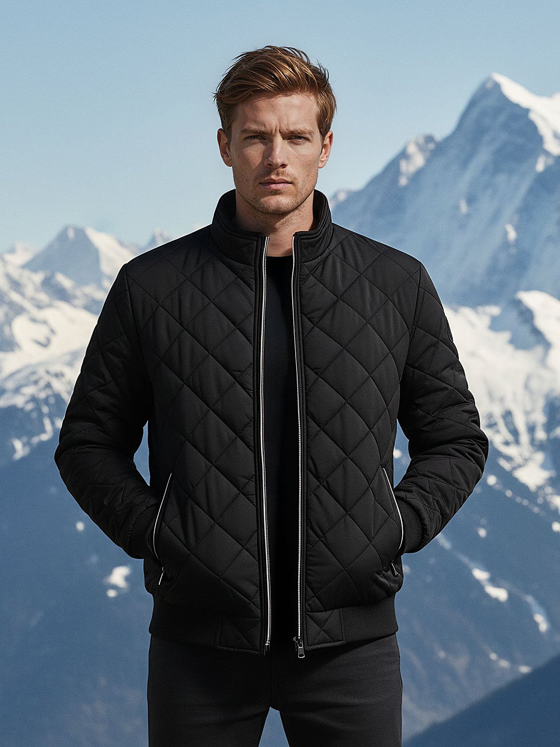 POLARHEAT – Doudoune homme chaude hiver 5 warm winter men's down jacket