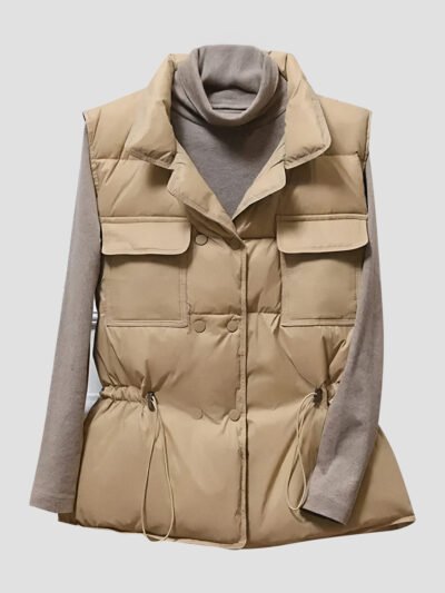 women's lightweight sleeveless down jacket