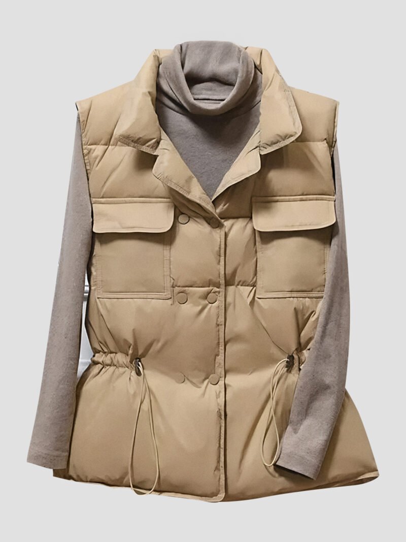 women's lightweight sleeveless down jacket