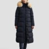women's long winter down jacket