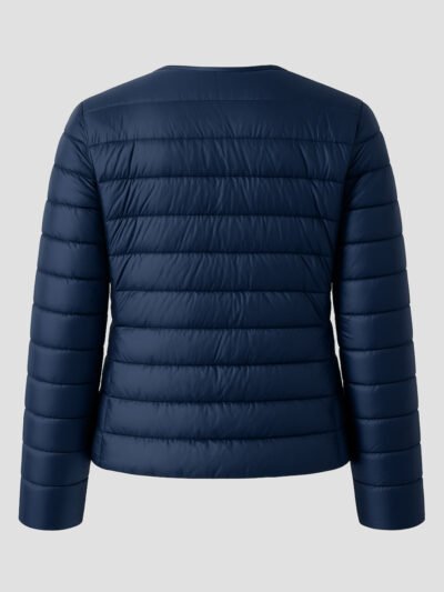 women's navy blue lightweight down jacket