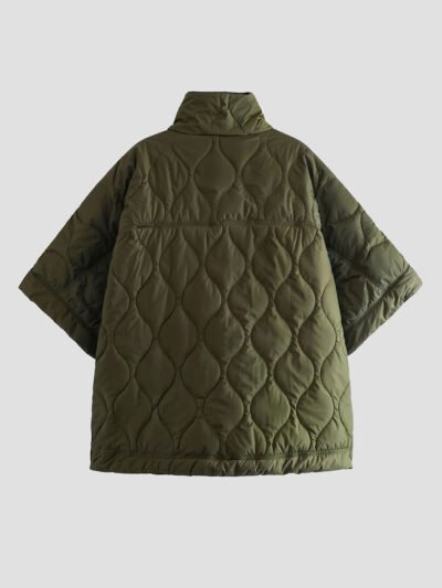 women's poncho down jacket