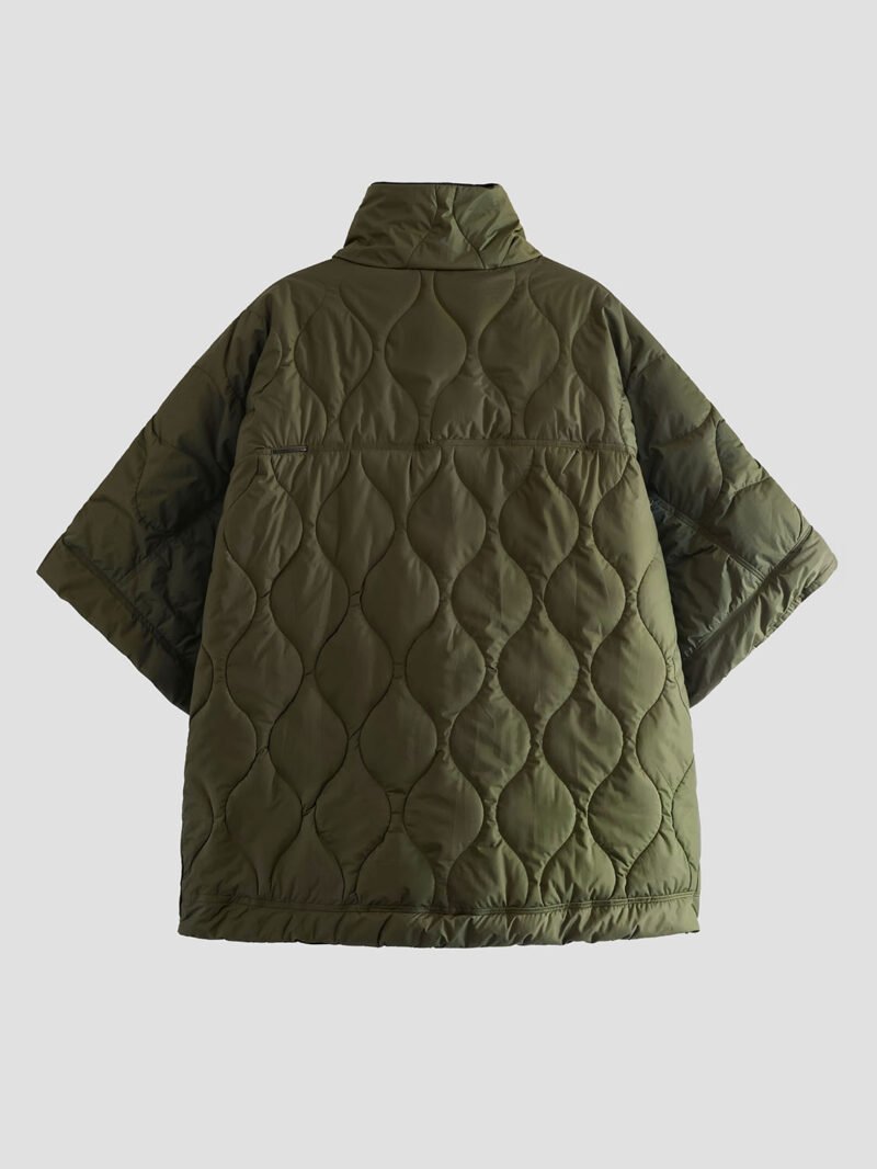 women's poncho down jacket