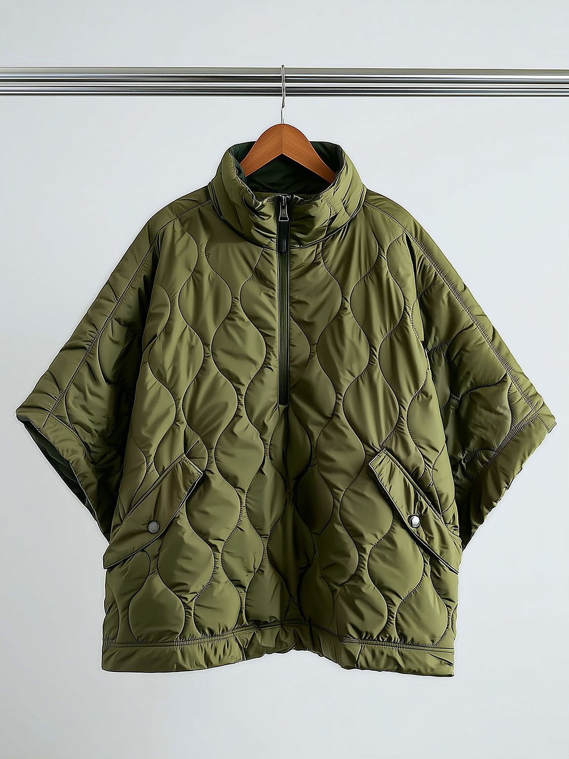 PONCHA – Doudoune poncho femme 7 womens poncho down jacket 8