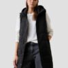 women's quilted sleeveless down jacket