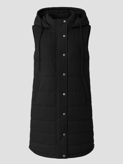 women's quilted sleeveless down jacket