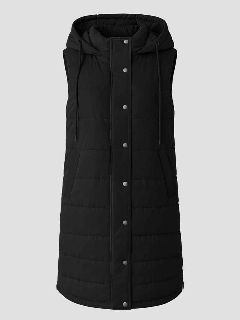 women's quilted sleeveless down jacket