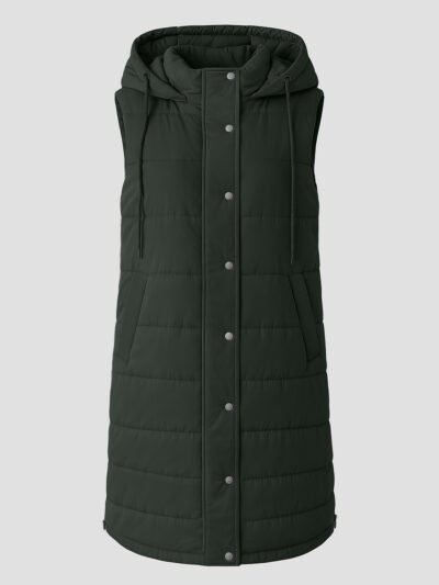 women's quilted sleeveless down jacket