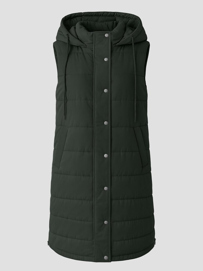 women's quilted sleeveless down jacket