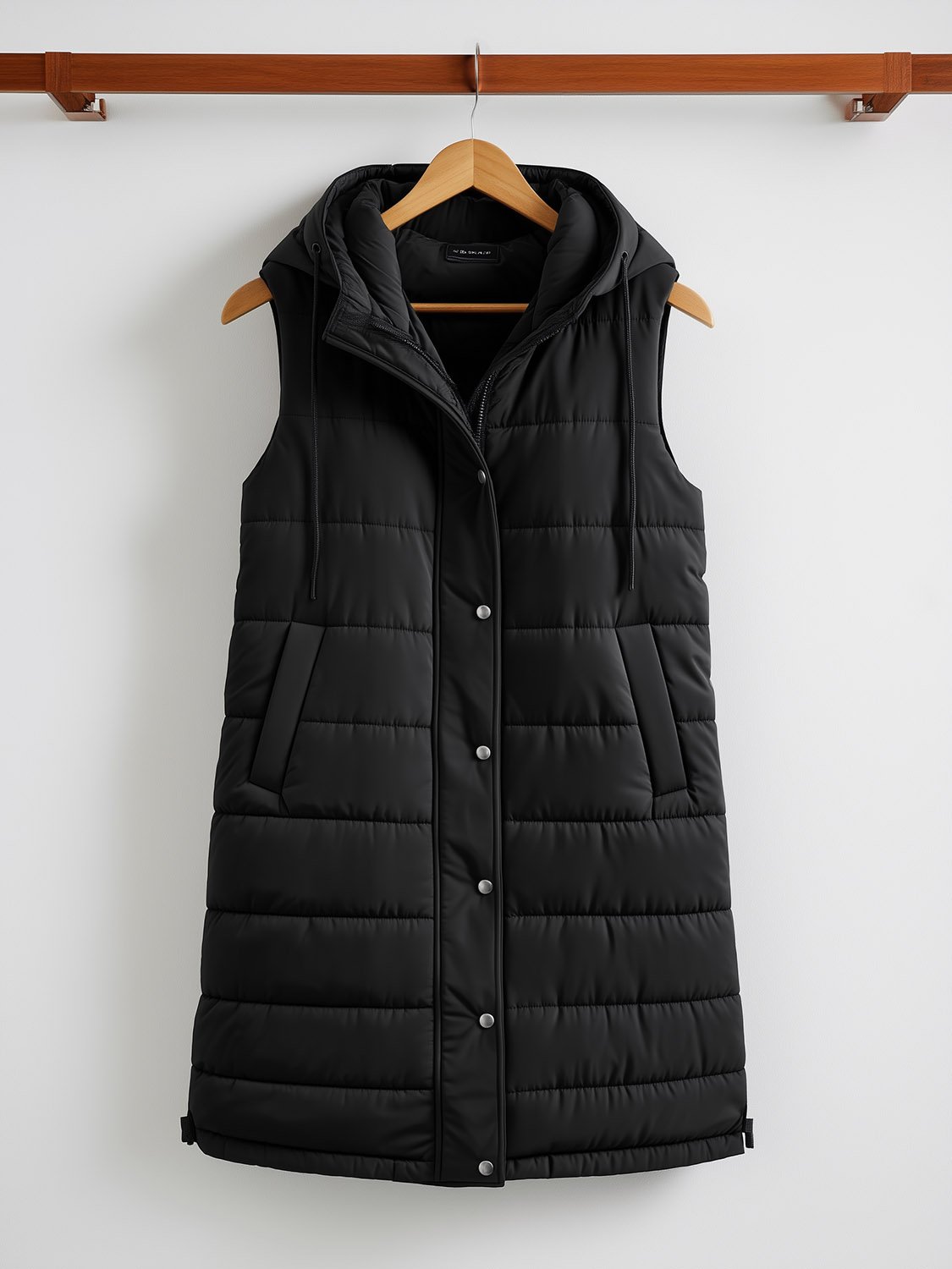 women's quilted sleeveless down jacket