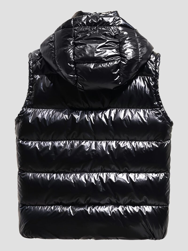 black women's sleeveless down jacket