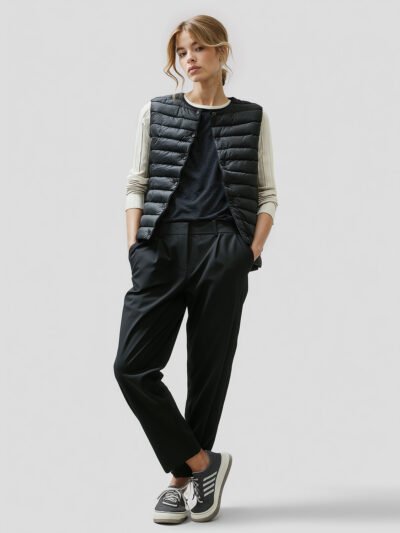women's sleeveless down vest
