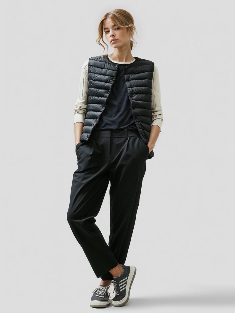 women's sleeveless down vest