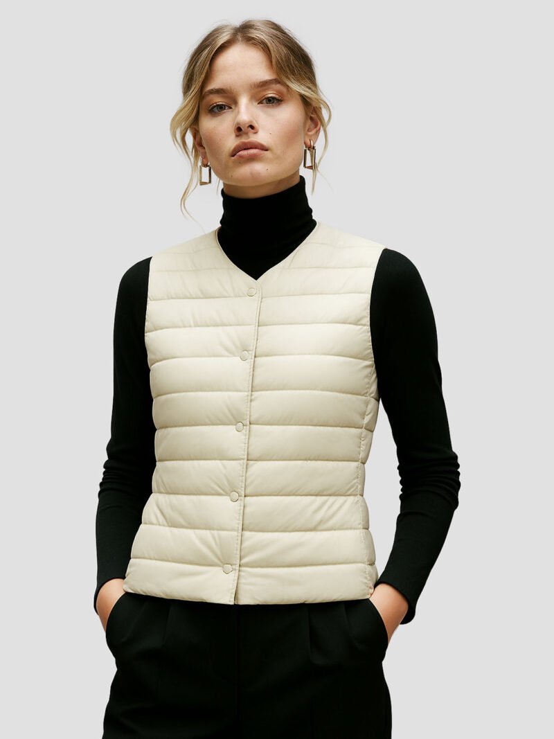 women's sleeveless down vest