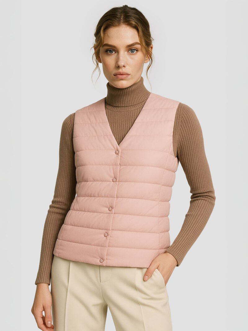 women's sleeveless down vest