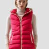 women's sleeveless riding down jacket