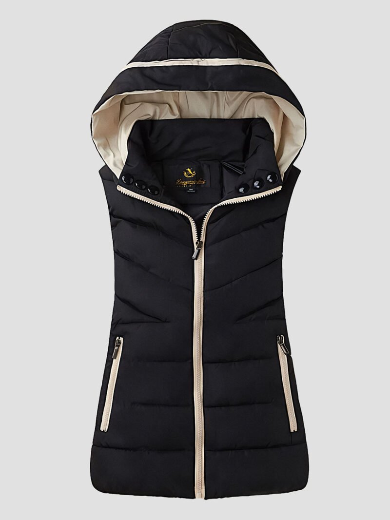 women's sleeveless riding down jacket
