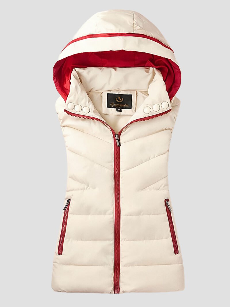 women's sleeveless riding down jacket