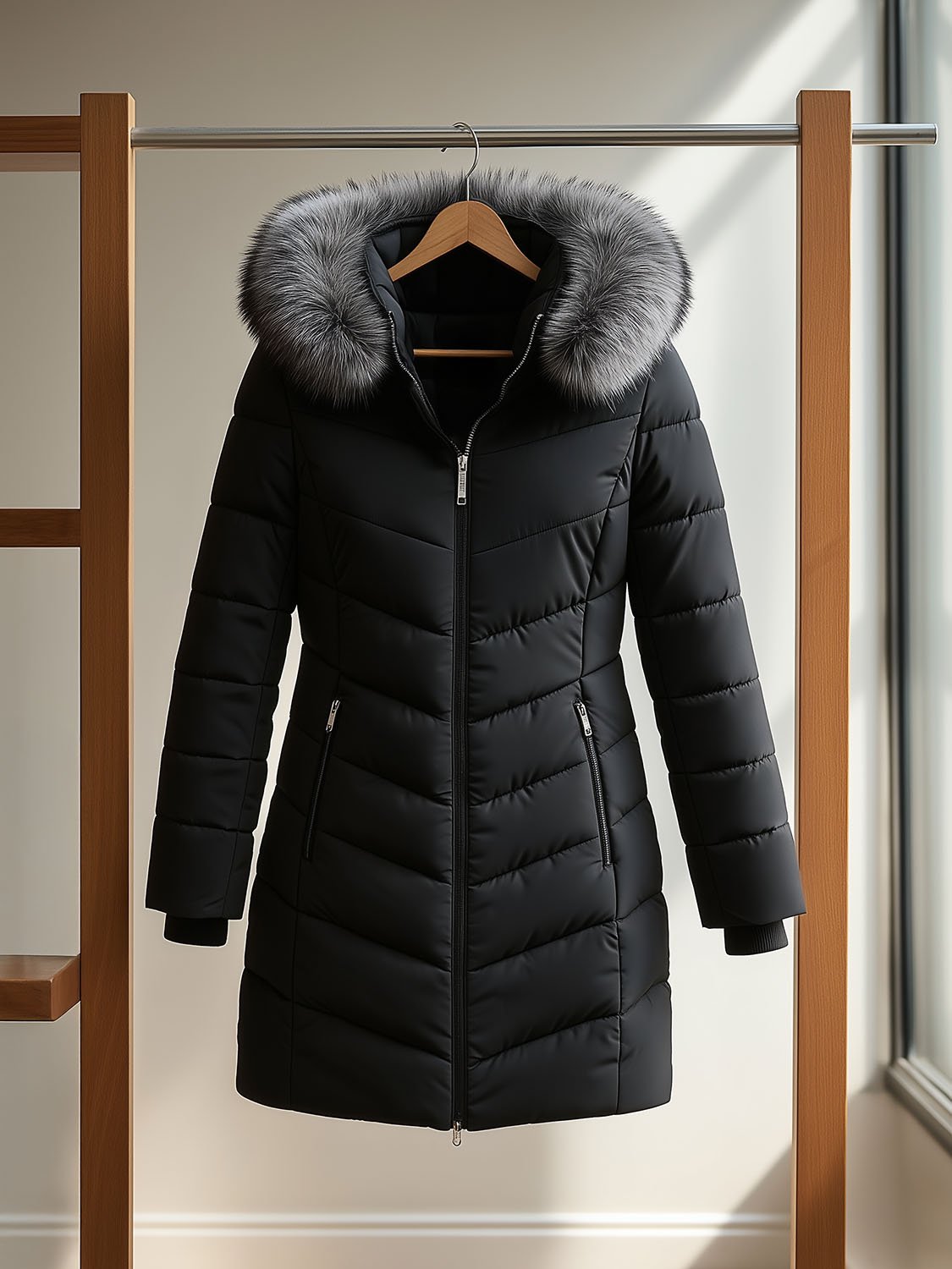 MIDWINTER – Doudoune femme hiver mi longue 7 women's winter mid-length down jacket