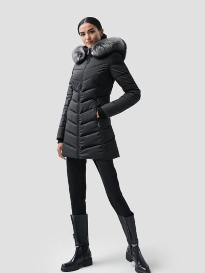 women's winter mid-length down jacket