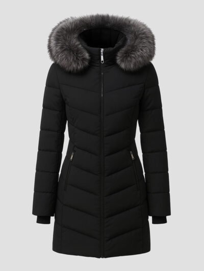 women's winter mid-length down jacket