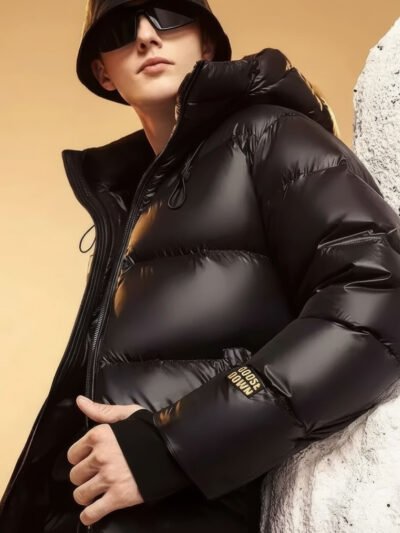 Men's Black Duck Down Jacket