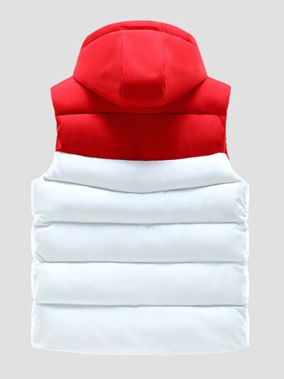 Men's Two-Tone Sleeveless Down Jacket