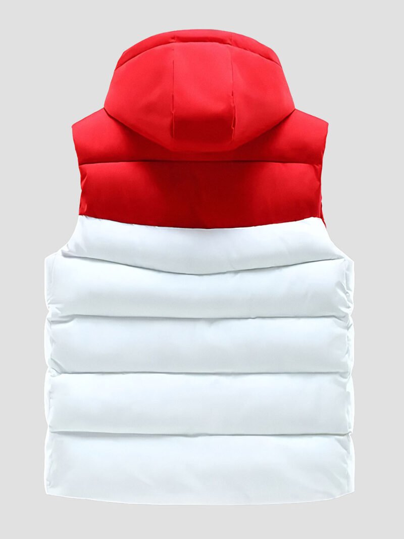 Men's Two-Tone Sleeveless Down Jacket