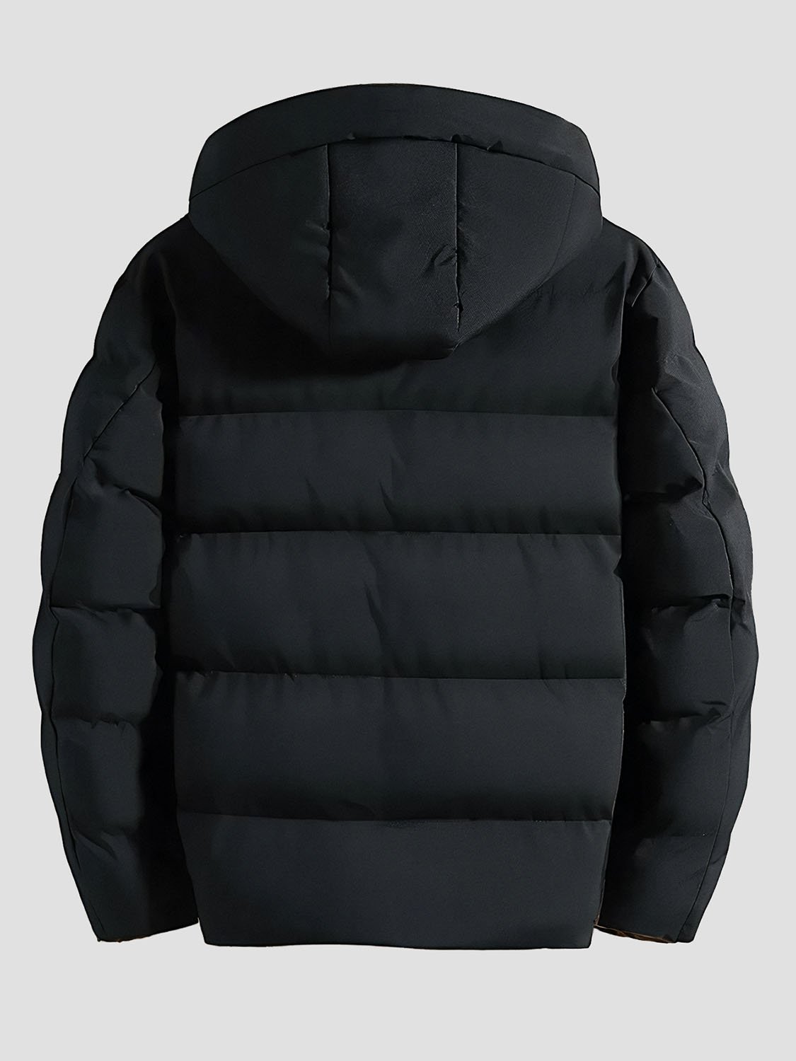 CAPBLACK – Doudoune Homme Noire avec Capuche 4 Men's Black Down Jacket with Hood