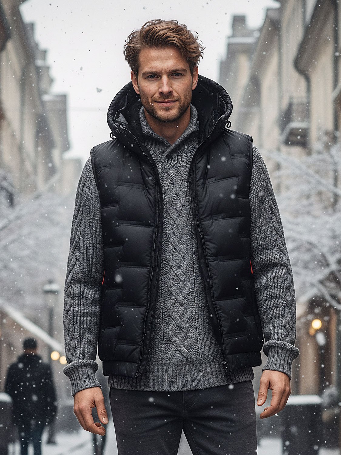 men's lightweight sleeveless down jacket