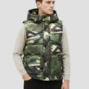 men's military sleeveless down jacket