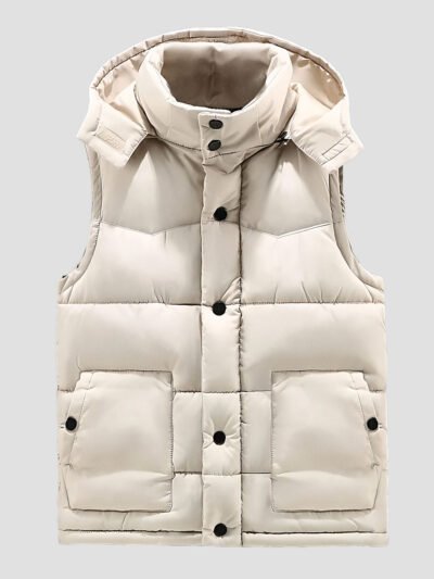 men's military sleeveless down jacket