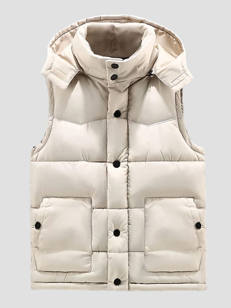 men's military sleeveless down jacket