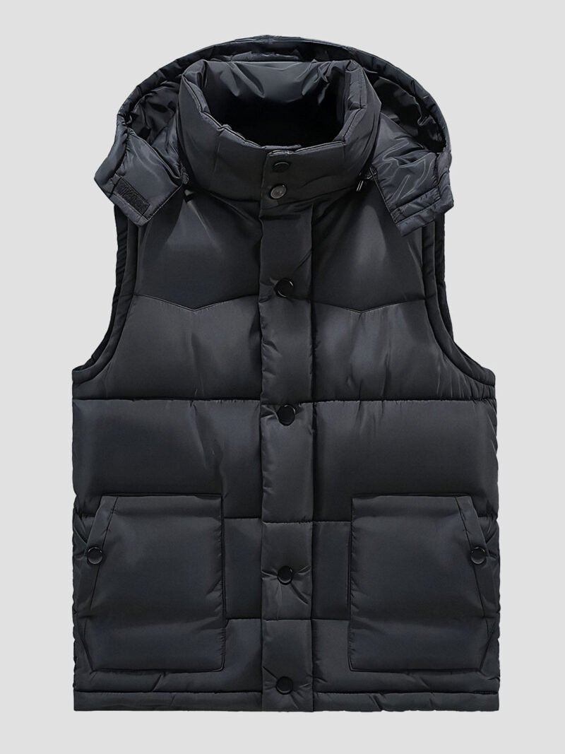 men's military sleeveless down jacket