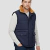 men's sleeveless down jacket with fleece interior