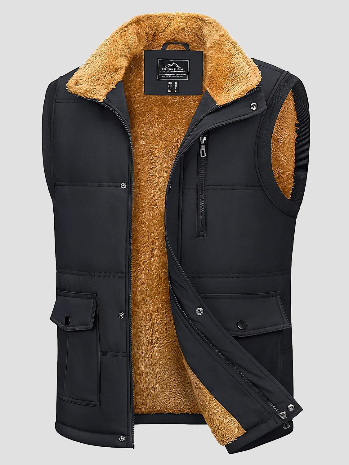 POLARSOFT – Doudoune sans manche homme intérieur polaire 4 men's sleeveless down jacket with fleece interior