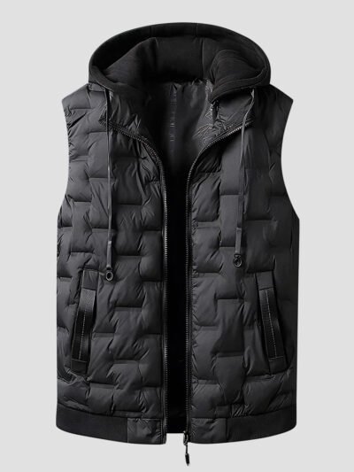 CAPHOOD – Doudoune sans manche avec capuche homme 9 men's sleeveless down jacket with hood