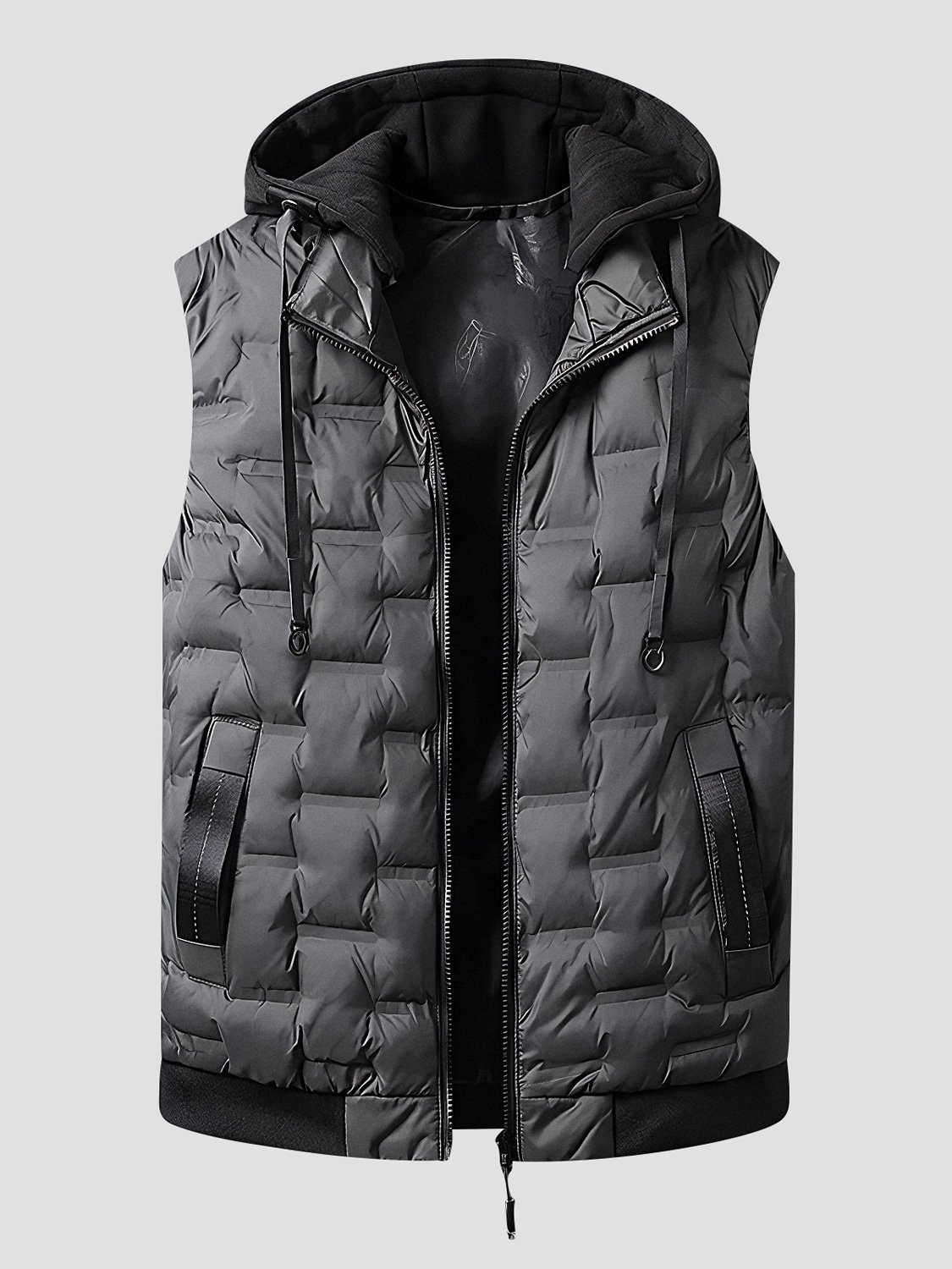 CAPHOOD – Doudoune sans manche avec capuche homme 5 men's sleeveless down jacket with hood