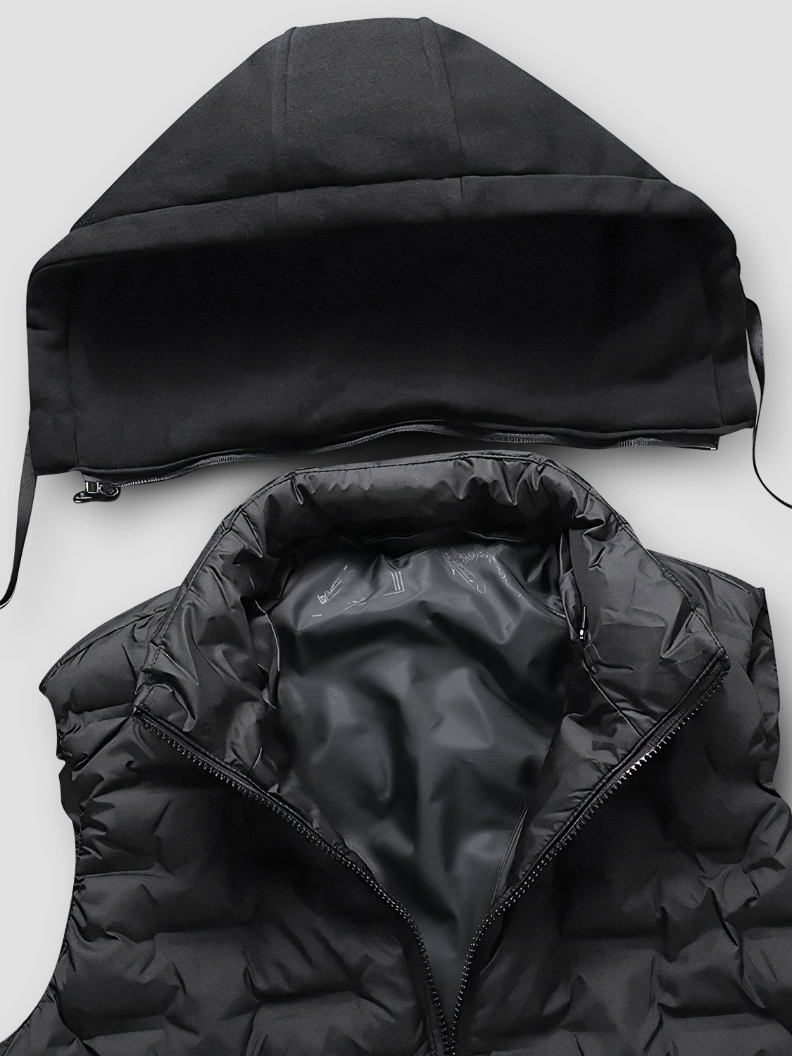 CAPHOOD – Doudoune sans manche avec capuche homme 7 mens sleeveless down jacket with hood 7