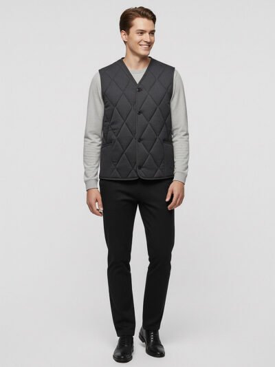 men's sleeveless down vest