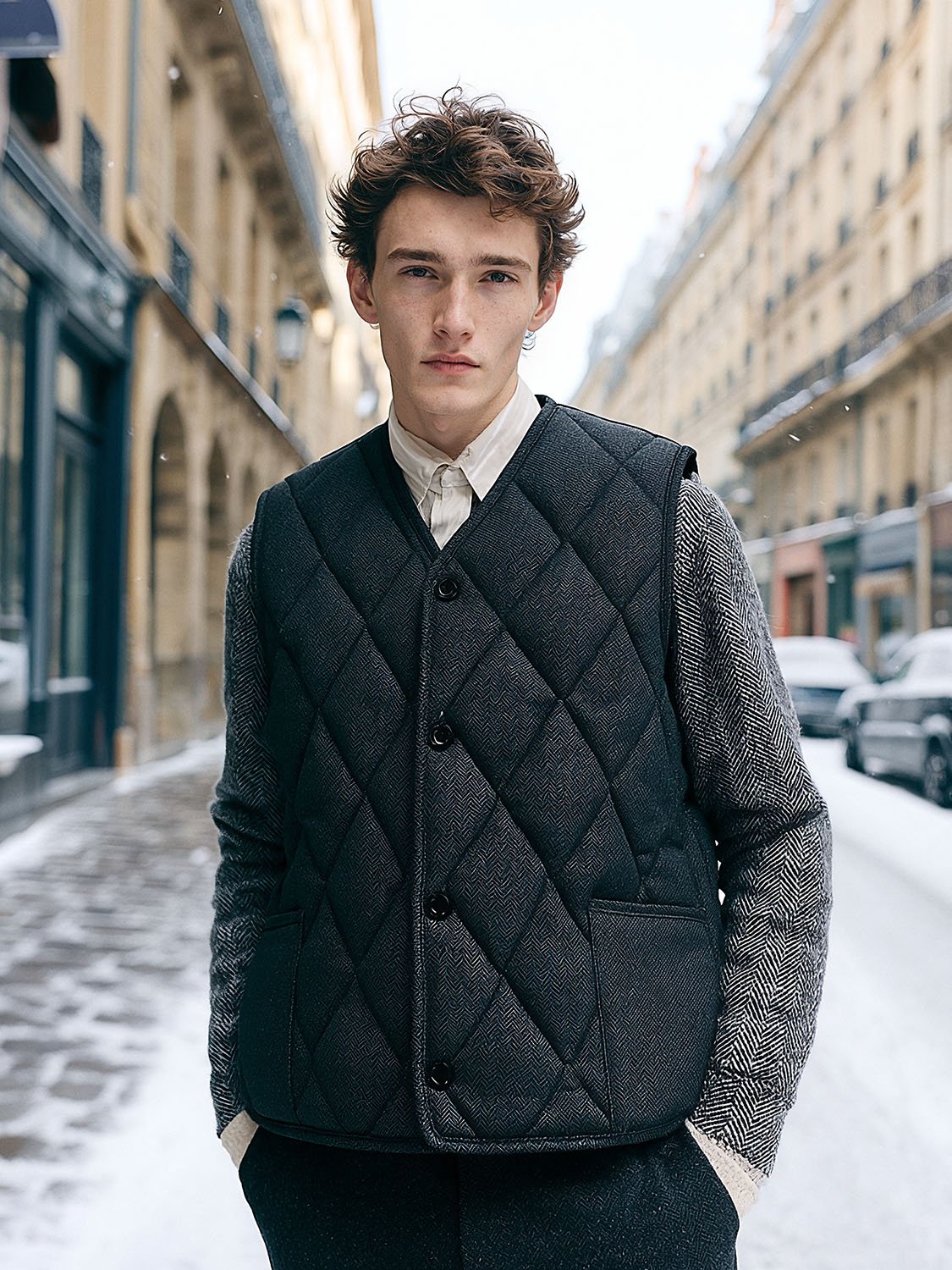 men's sleeveless down vest